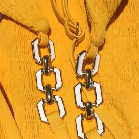 Trina Turk Yellow One Piece Swimsuit - Picture 11 of 11